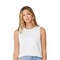 BELLA+CANVAS Ladies Racerback Cropped Tank for Workout, Casual Wear & Streetwear Lightweight Athletic Top